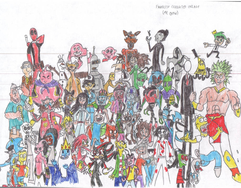 Favorite character collage by Invaderteen14 on DeviantArt