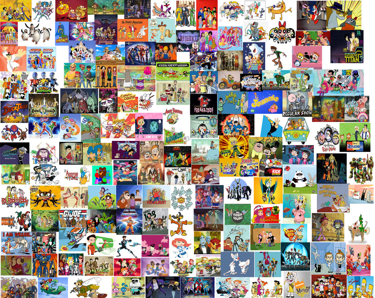 Cartoon Collage by Invaderteen14 on DeviantArt