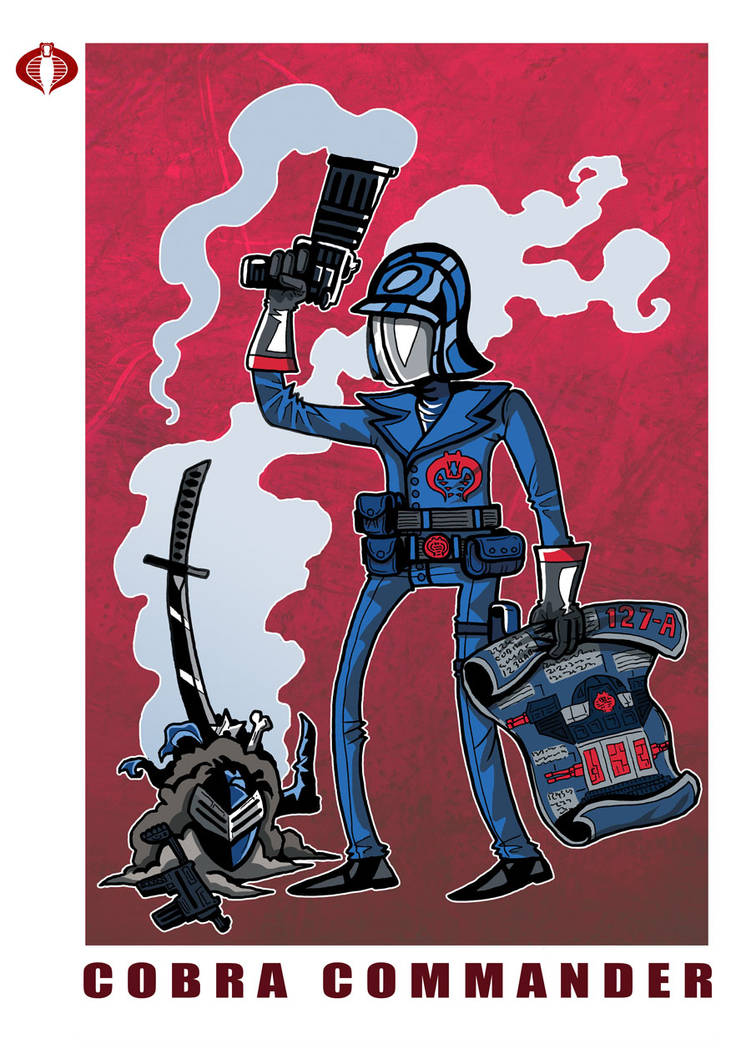 G. I. Joe Fan Art: Cobra Commander Classic by ehudsbloodysword
