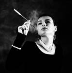 Cigarette Smoking Girl by FotobyVarvar