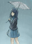 Rain (blue) by snowy-mist