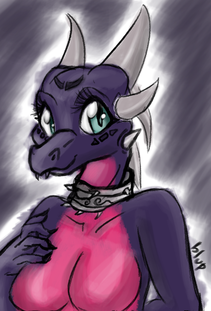 Anthro Cynder Doodle