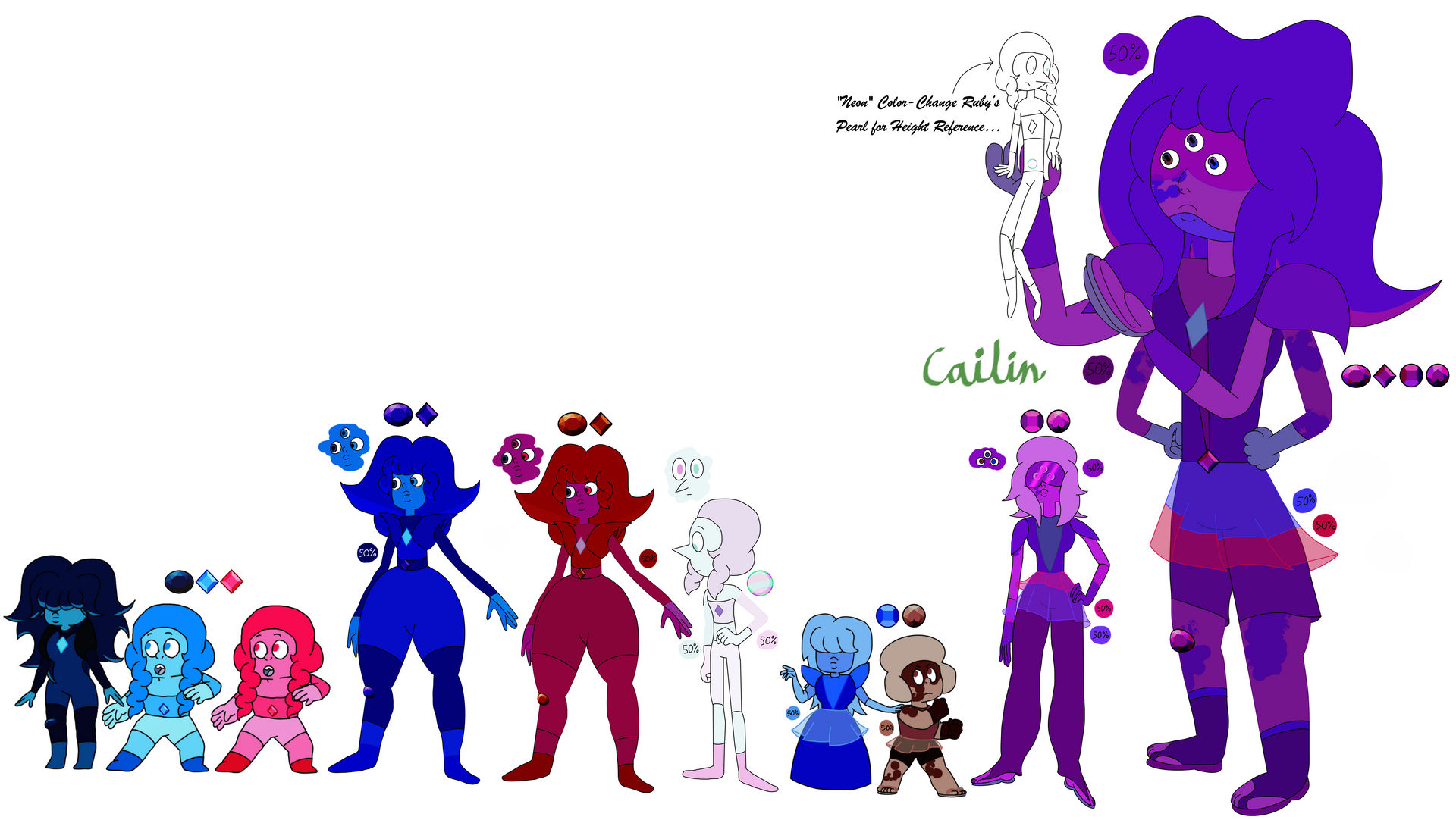 Two Couples, 3 Garnets and a Pearl (for Music54) by Seadragirl12 on ...