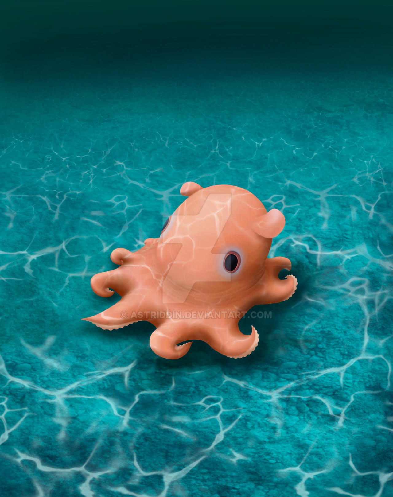 Dumbo Octopus by Astriddin on DeviantArt