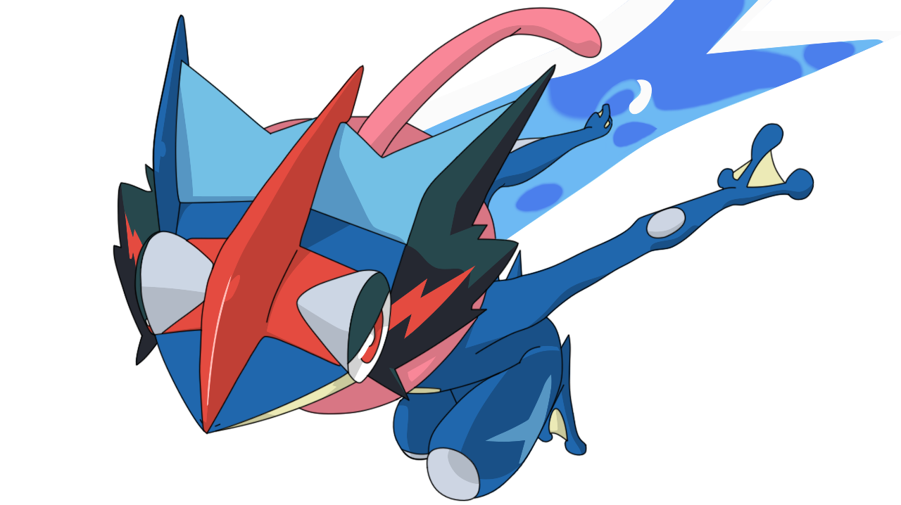 Ash - Greninja 3 Vector V.2