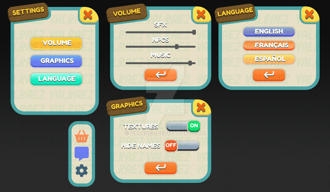 Fancy Gui Designs Gui Designs by Valraez on DeviantArt