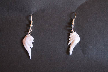 Angel wings earrings