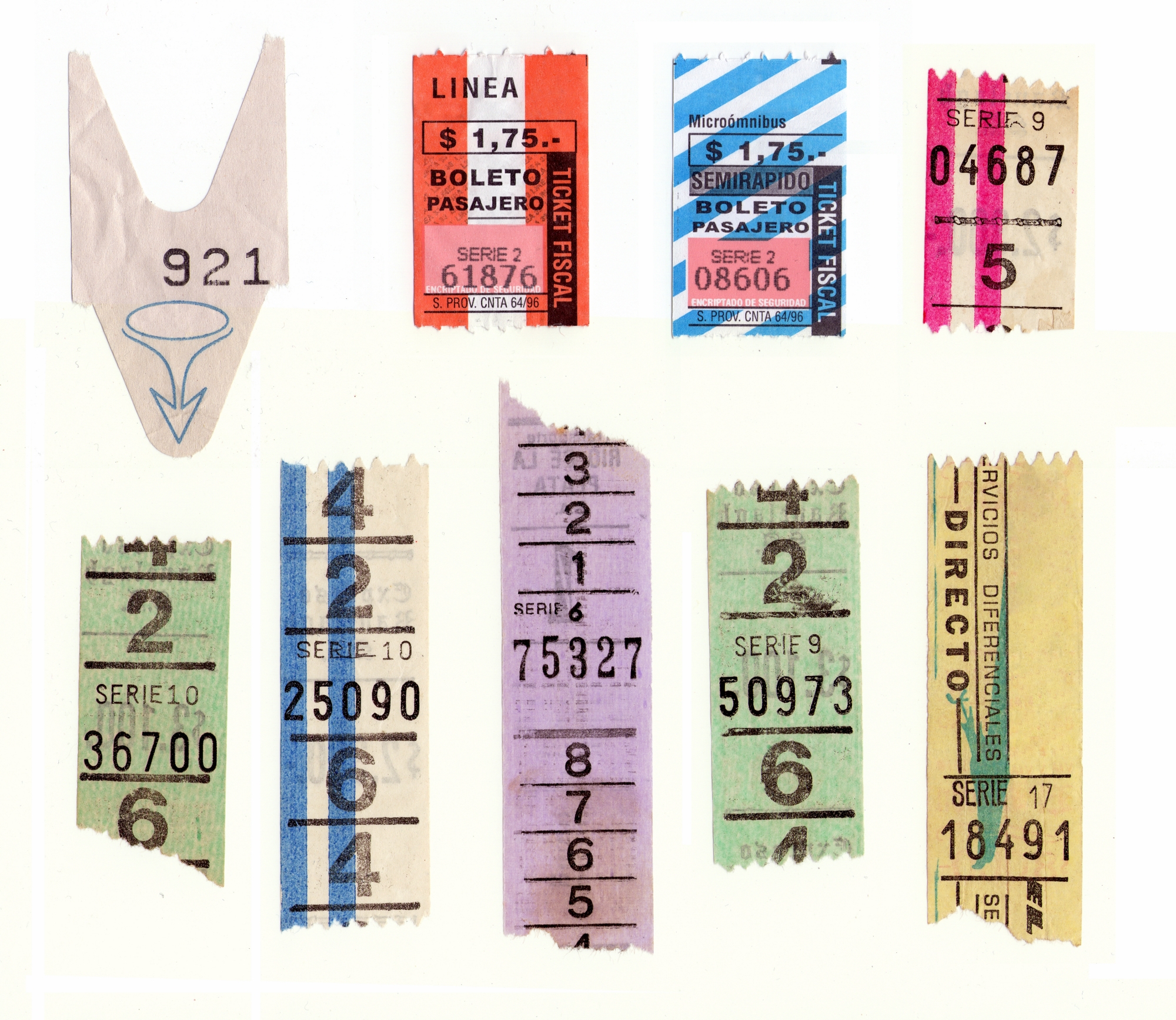 High-res bus tickets