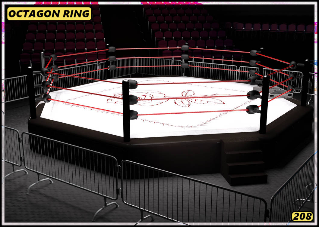 Trading Card - #208 Octagon Ring by NoTimeOutsWrestling on DeviantArt