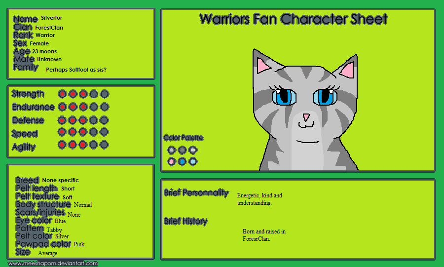 ForestClan-Silverfur ref.