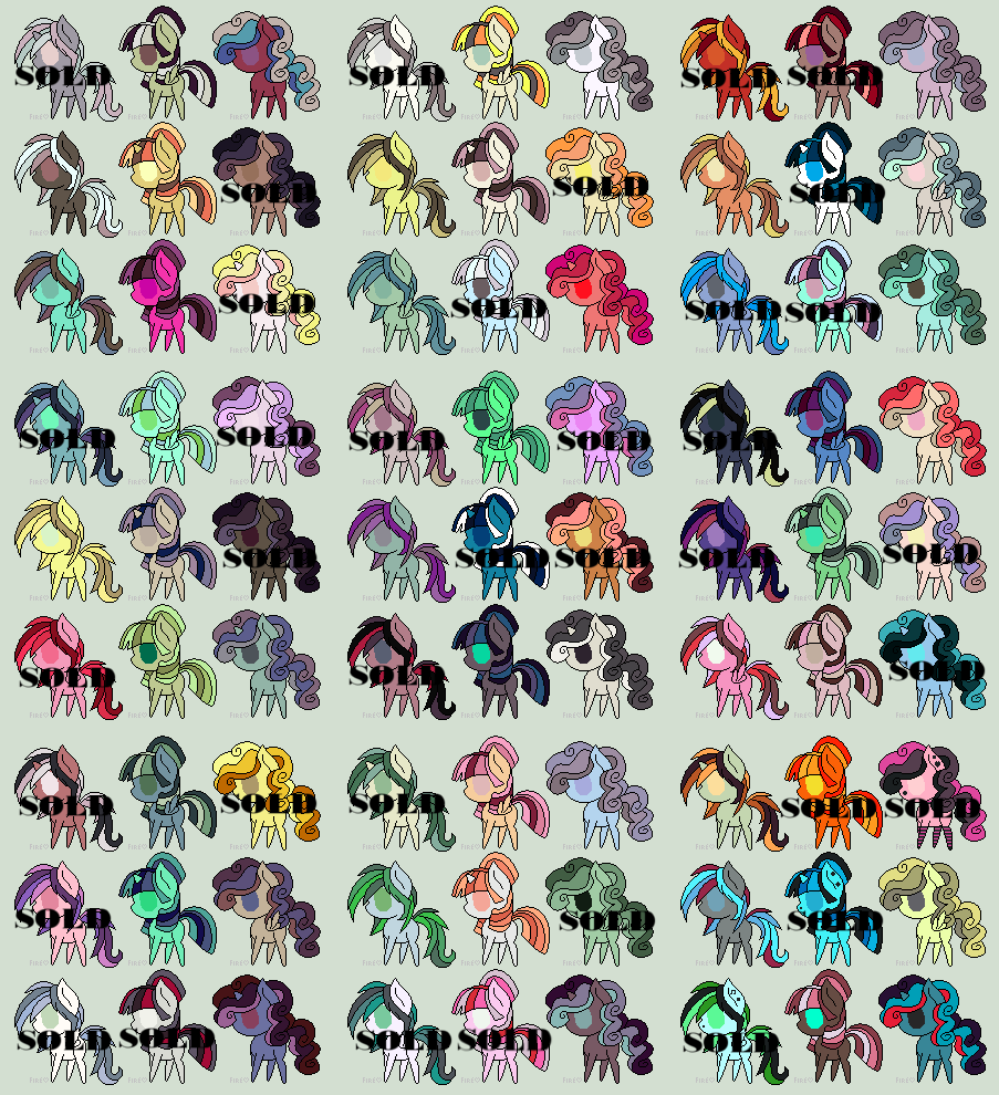 Mega Adoptable Ponies #3-(39/81) Open