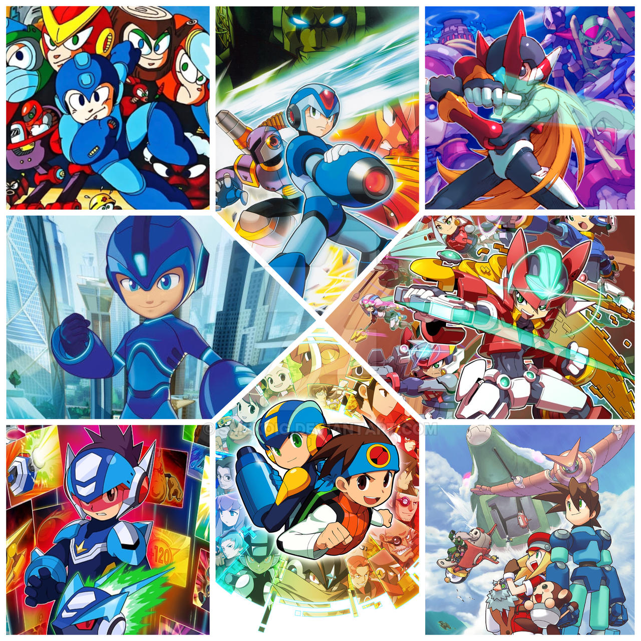 All the mega men by smekoig on DeviantArt