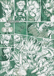 Collage - Senku Ishigami (Dr. STONE)