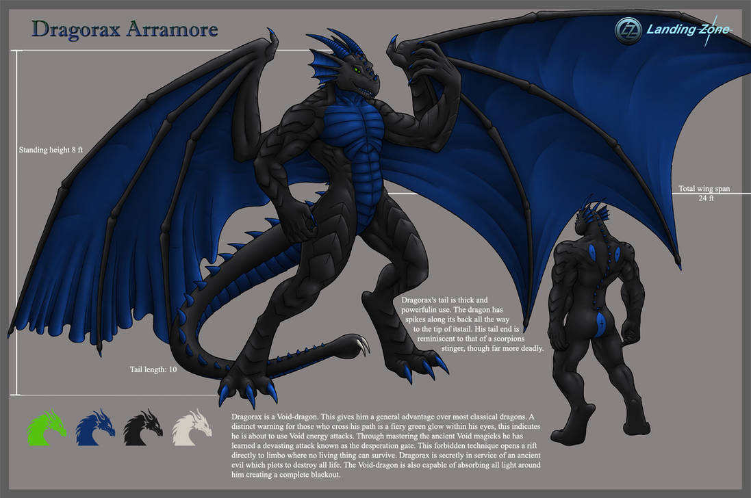 Dargonax Dragorax Refsheet by LandingZone on DeviantArt