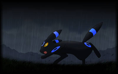 Umbreon, the night pokemon by Thunderwest