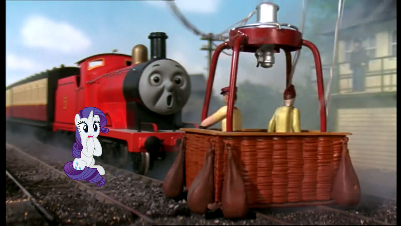 James Rarity James and Rarity surprised at the hot air balloon by GordonFan69420 on ...
