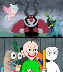 Legion of doom vs Here school