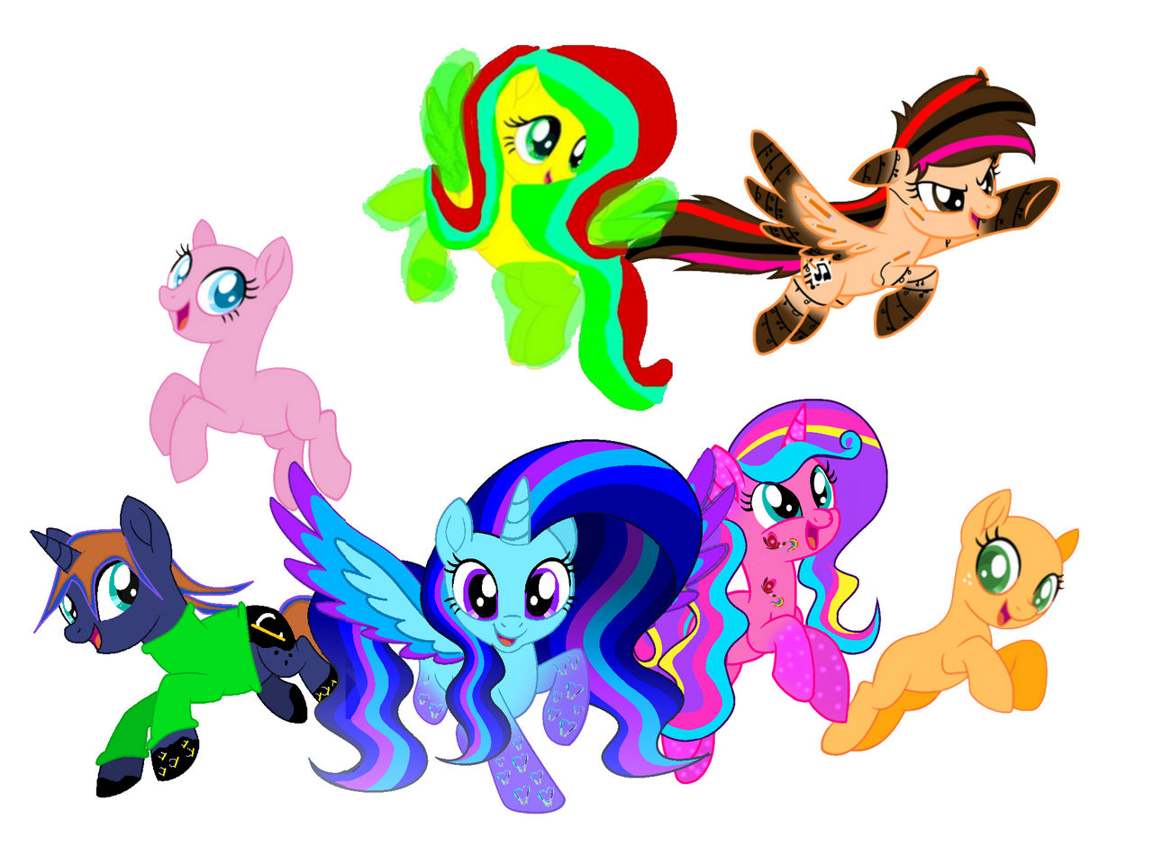 Raven Power Base Rainbow Power Base Collab by Santi0095 on DeviantArt