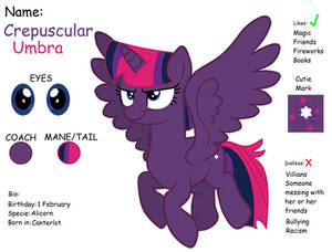 Crepuscular umbra biography