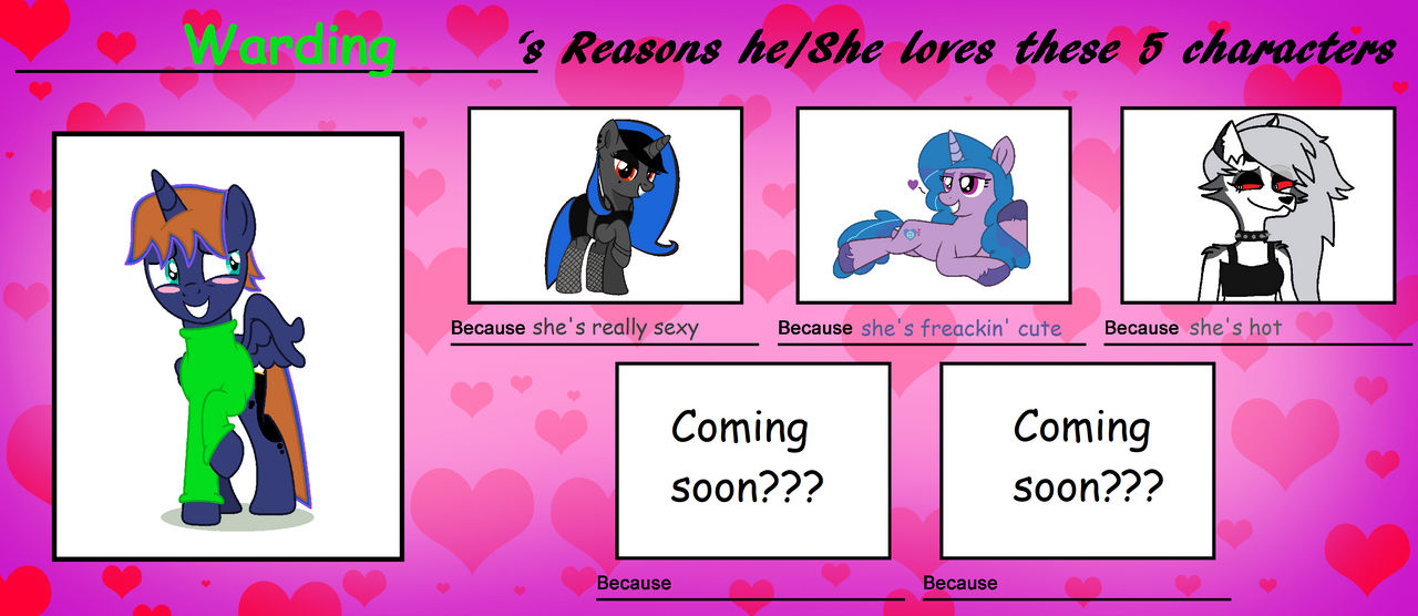 Warding's 3 characters ship meme