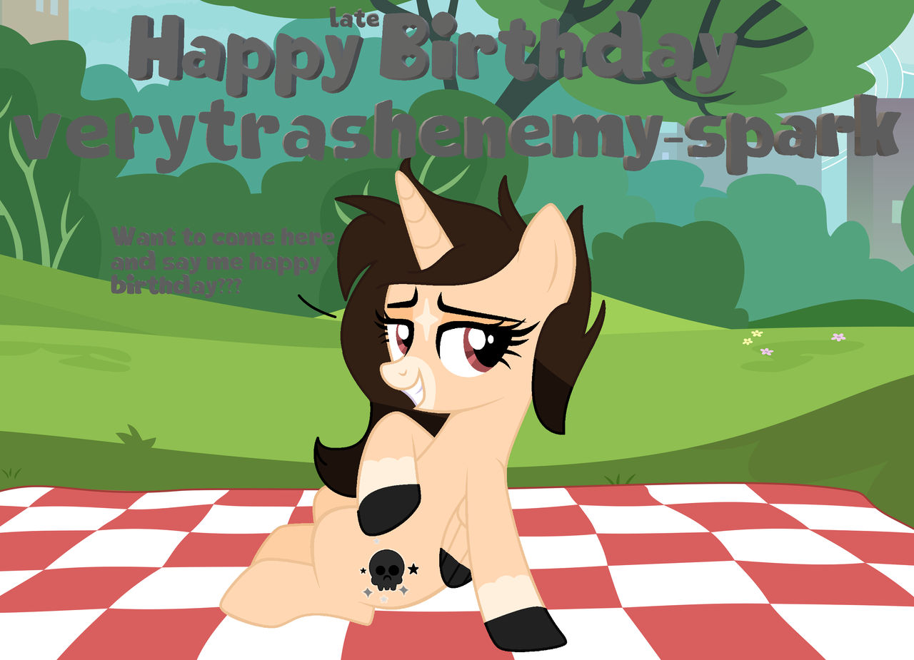 Late birthday gift