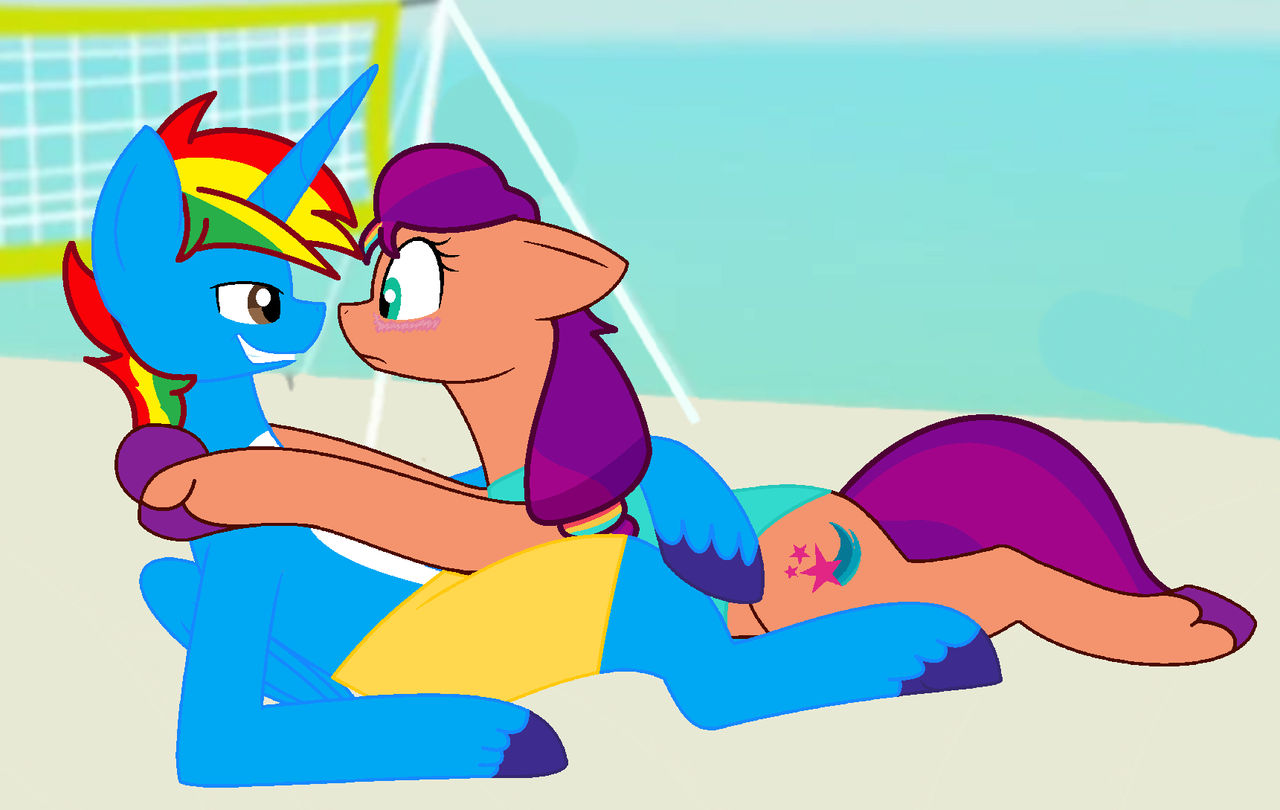 Flirting at the beach (AT)