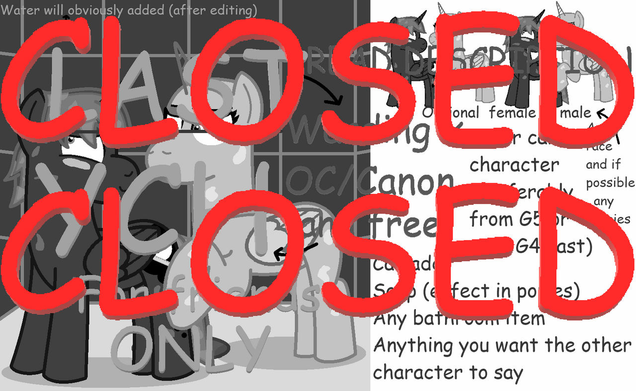 CLOSED LAST Warding x OC-canon (in shower)