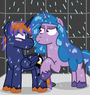 Showering with Izzy (YCH)