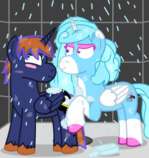 Showering with Jemima (YCH)