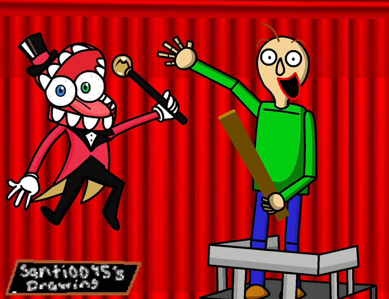 Baldi and Caine (7/8)
