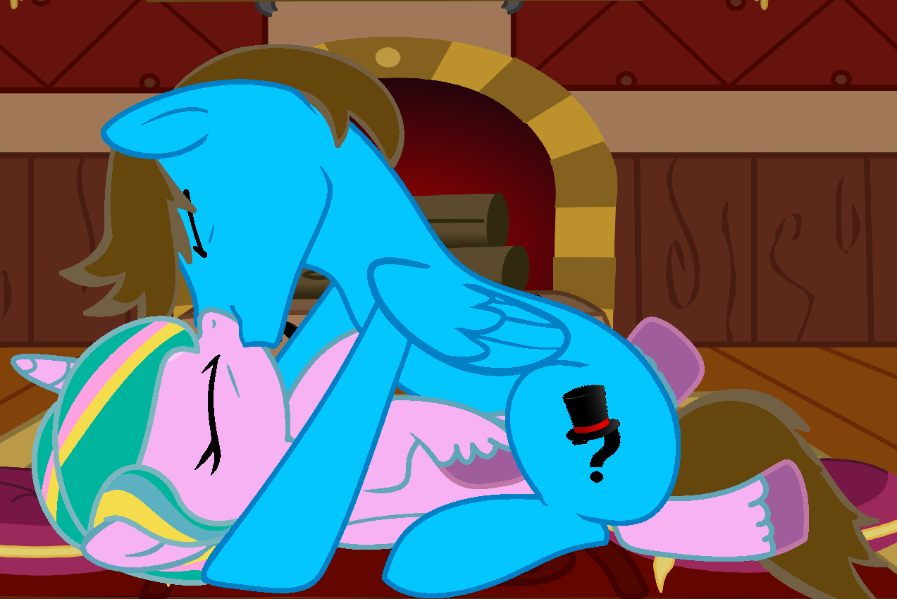 Kiss at the fireplace (wishlist)