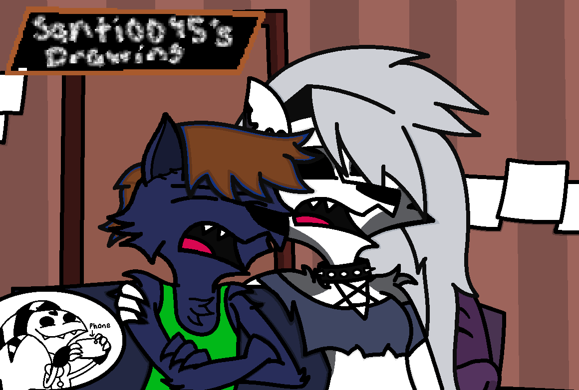 Sleeping hellhounds (WardLoona)