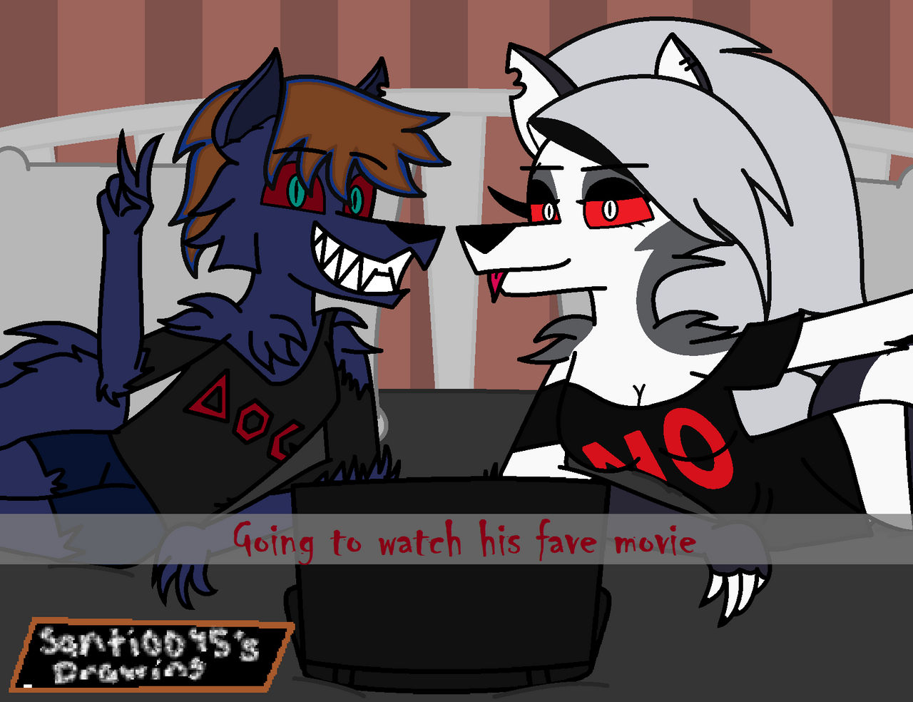 Movie night (WardLoona)