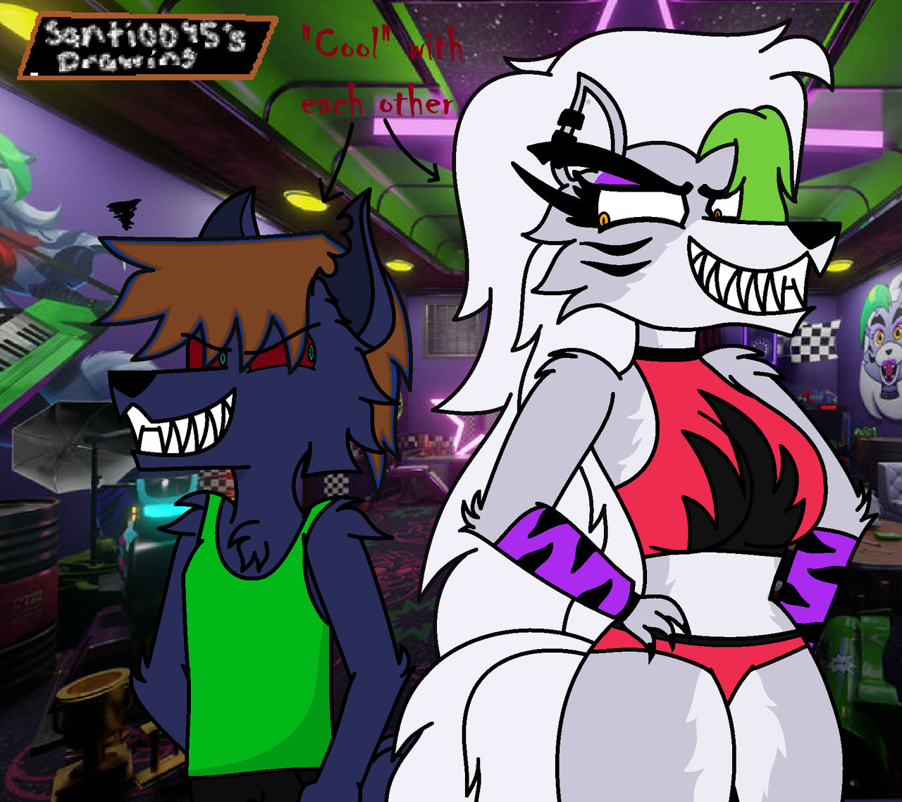 No ship in here (Warding xn't Roxanne Wolf)