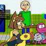 Baldi's Basics x GAMEOVERSE fanart