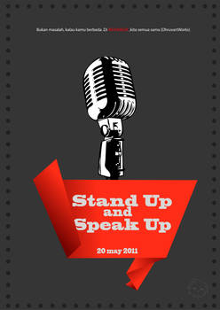 STAND UP AND SPEAK UP