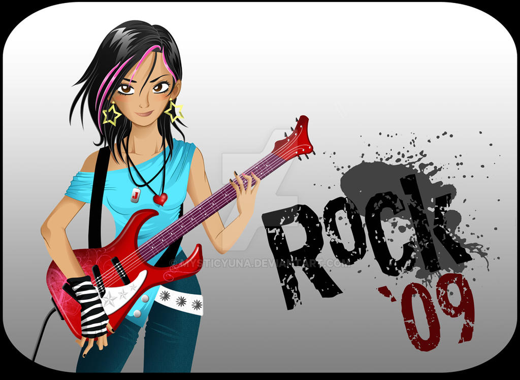 Rocker girl by MysticYuna on DeviantArt