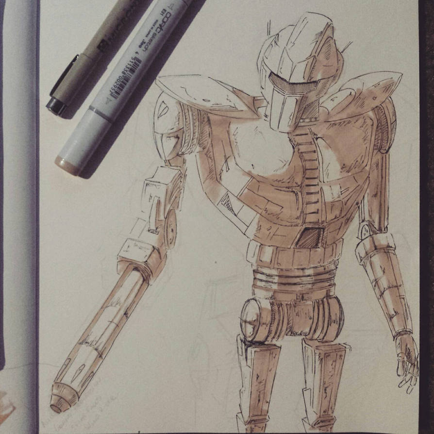 Machine Dodle Mech doodle by QuillfulThinking on DeviantArt