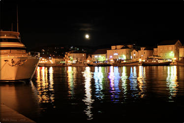 Trogir at night