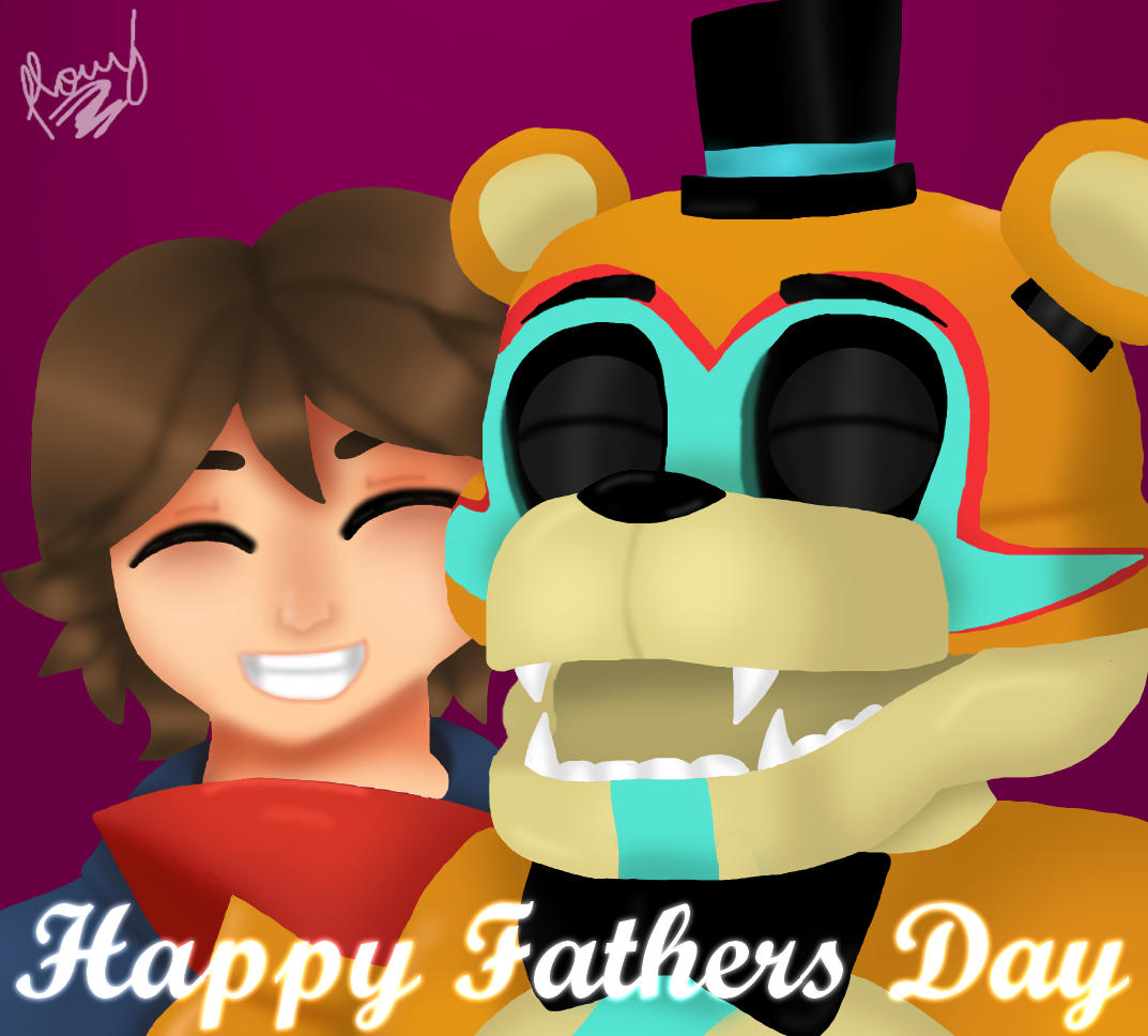 Glamrock Freddy and Gregory fnaf security breach | Greeting Card