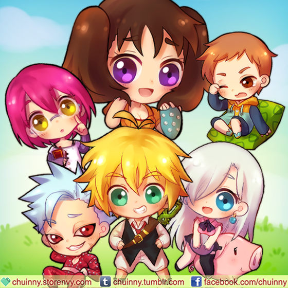 Nanatsu no taizai - King(Harlequin)  Anime chibi, Seven deadly sins anime, Seven  deadly sins