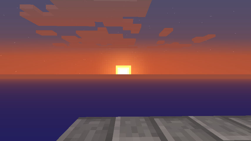 Minecraft Sun Rise Minecraft sun rise by Jon946 on DeviantArt