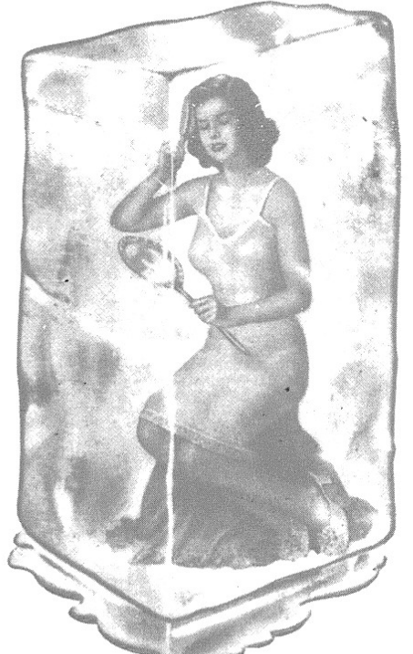 Ice Encasement Bondage from a More Innocent Time