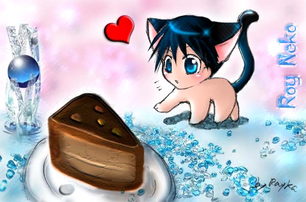 roy neko and cake