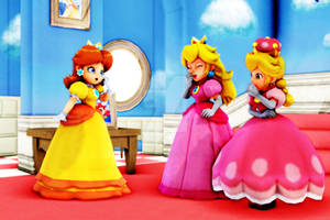 Daisy Pranked by Peach and Peachette +POSES DL