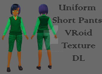 Uniform Short Pants VRoid Texture P2U DL