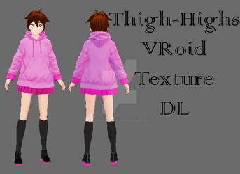 Thigh-Highs VRoid Texture P2U DL