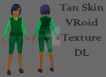 Tan Skin Face VRoid Texture P2U DL