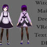 VRoid Witch-Maid Dress Texture P2U DL