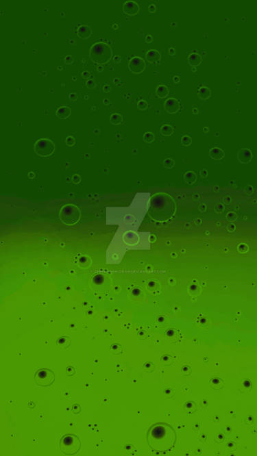 DeviantArt Profile Skin - Green Bubbling Liquid